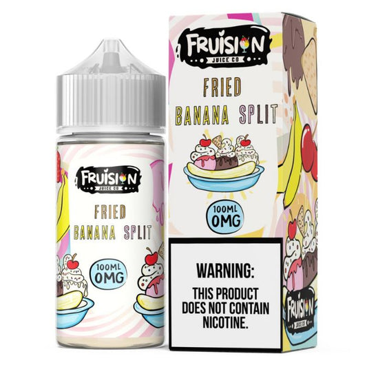 0MG Fried Banana Split E-Liquid by Fruision