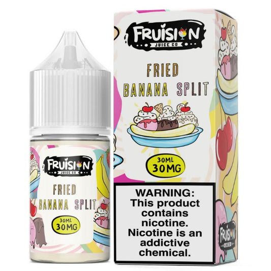 30MG Fried Banana Split Nicotine Salt by Fruision