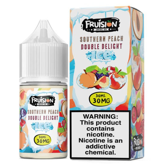 30MG Southern Peach Delight Ice Nicotine Salt by Fruision