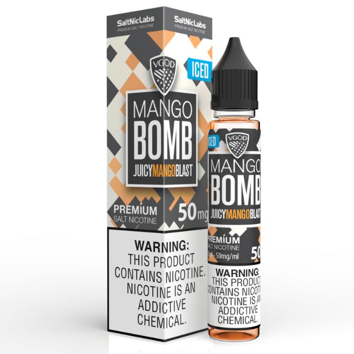 50MG Iced Mango Bomb Nicotine Salt by VGOD