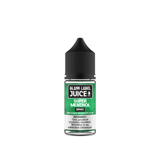 Super Menthol Nicotine Salt by Blank Label Juice