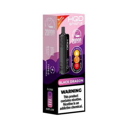 HQD Shisha 3% 20K Puff Vape