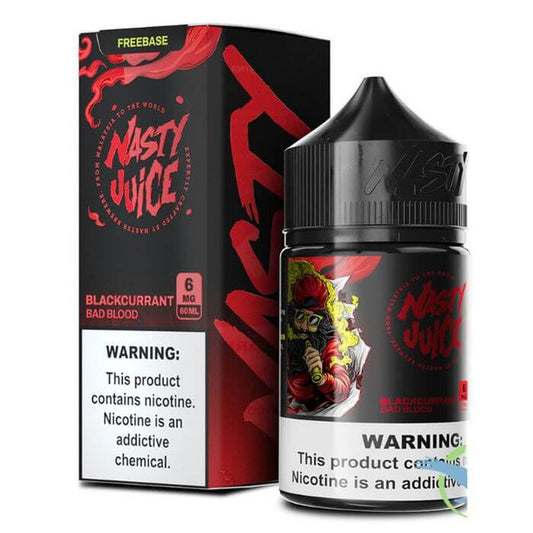 Blackcurrant Bad Blood E-Liquid by Nasty Juice