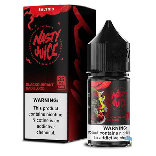 Blackcurrant Bad Blood Nicotine Salt by Nasty Juice