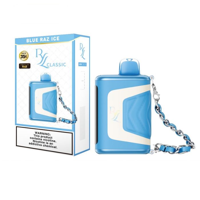 Blue Raz Ice Ryl Classic 35K Vape Flavor