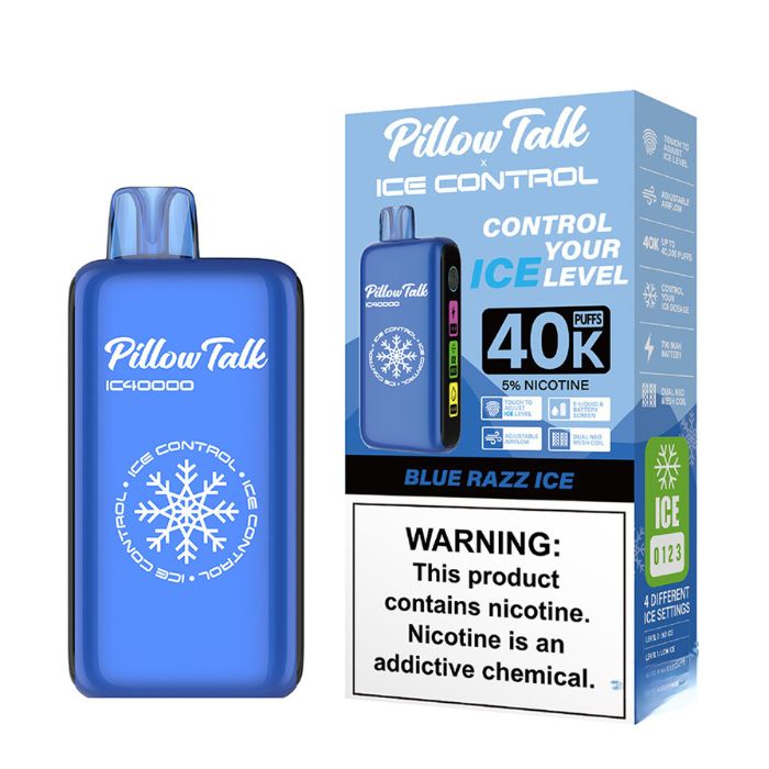 Blue Razz Ice Pillow Talk Vape Ice Control IC40000