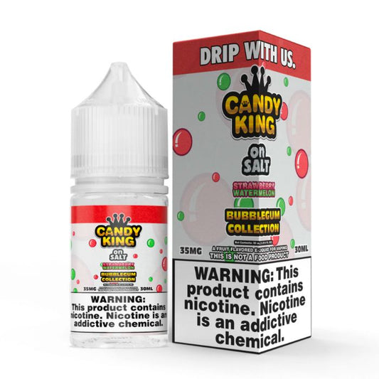 Strawberry Watermelon Nicotine Salt by Candy King Bubblegum