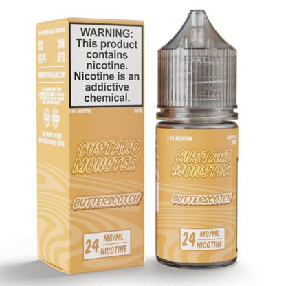 Butterscotch Nicotine Salt by Custard Monster