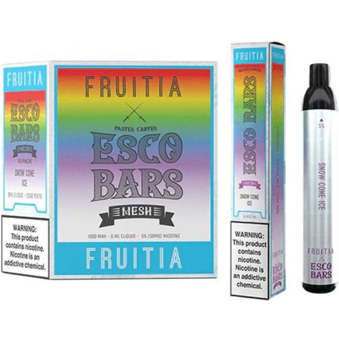 Bundle: Esco Bars Fruitia Vape