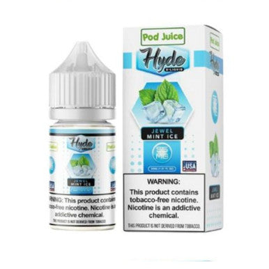 Jewel Mint Ice Nicotine Salt by Pod Juice X Hyde