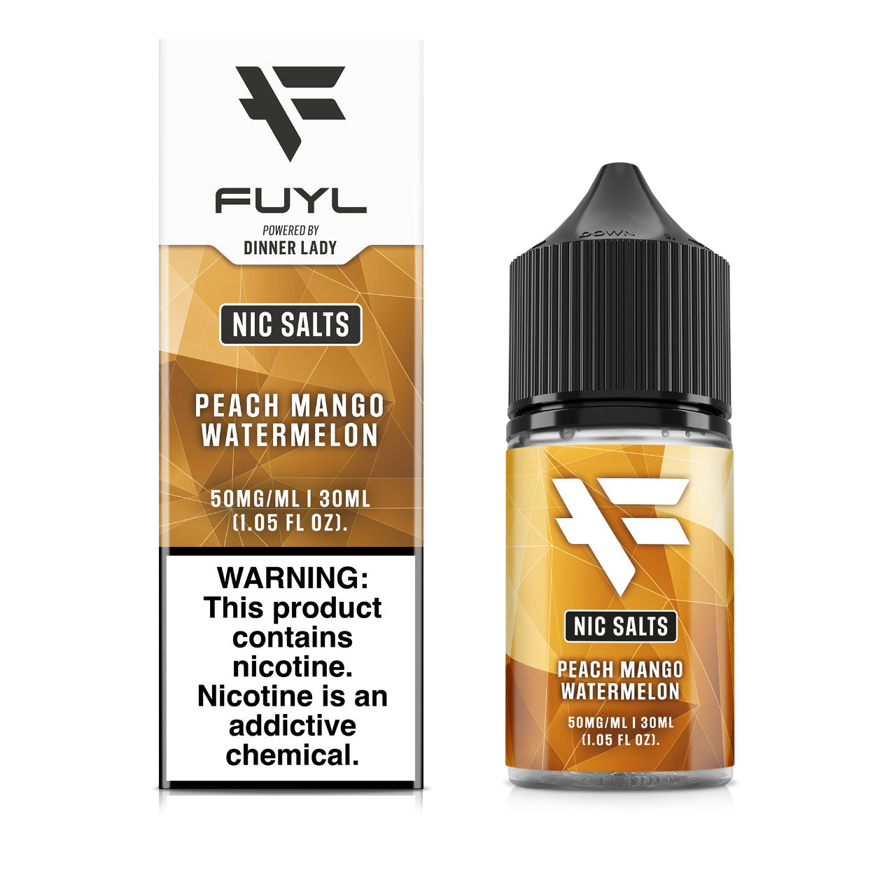 FUYL Peach Mango Watermelon Nicotine Salt by Dinner Lady