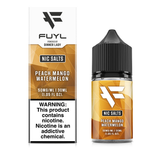 FUYL Peach Mango Watermelon Nicotine Salt by Dinner Lady