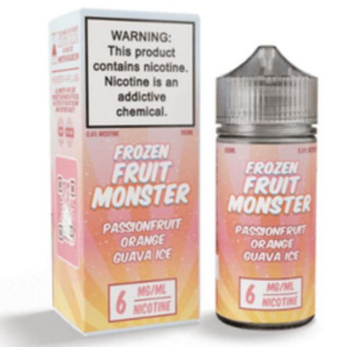 Passionfruit Orange Guava Ice E-Liquid by Frozen Fruit Monster