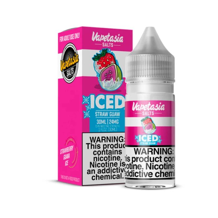 Straw Guaw Iced Nicotine Salt by Vapetasia