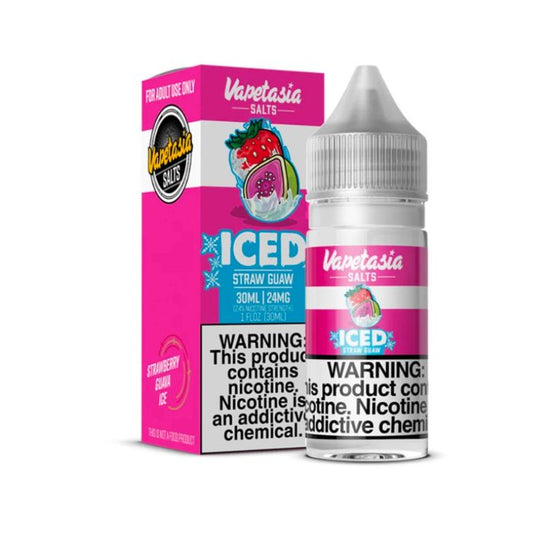 Straw Guaw Iced Nicotine Salt by Vapetasia