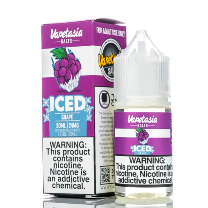 Grape Iced Nicotine Salt by Vapetasia