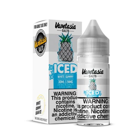 White Gummy Iced Nicotine Salt by Vapetasia