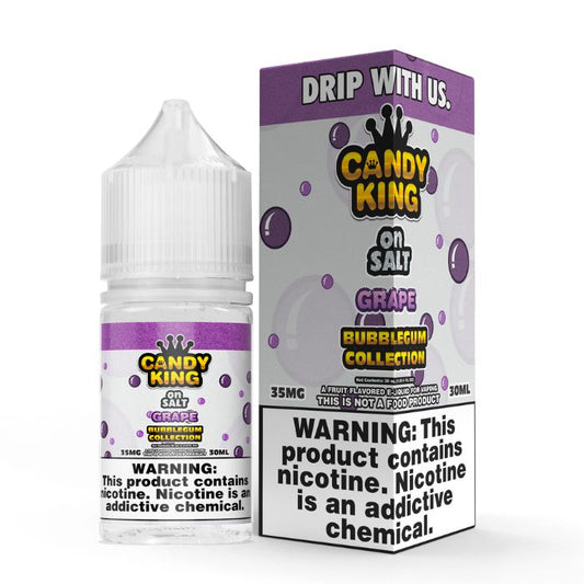 Grape Nicotine Salt by Candy King Bubblegum