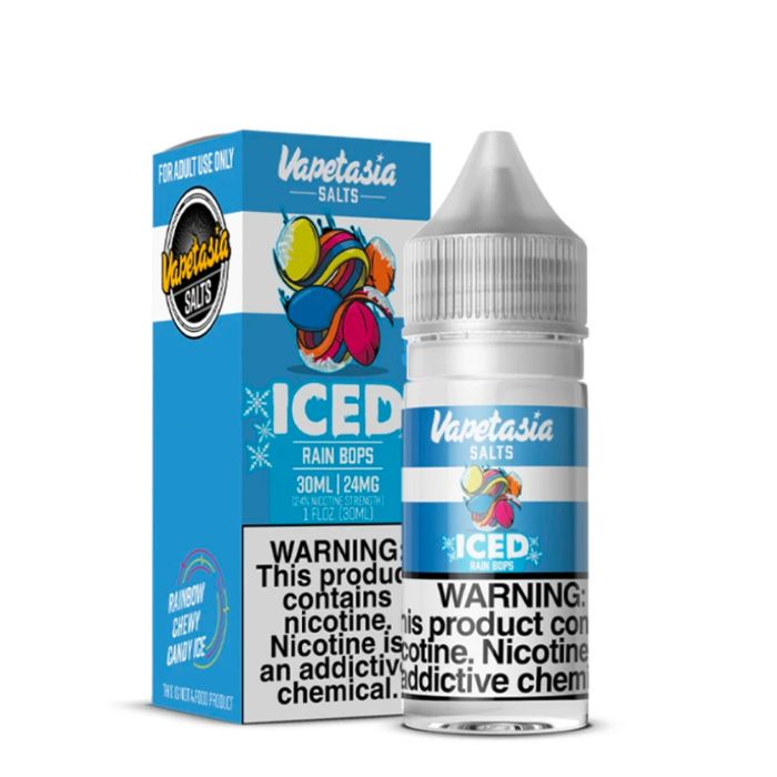 Rain Bops Iced Nicotine Salt by Vapetasia