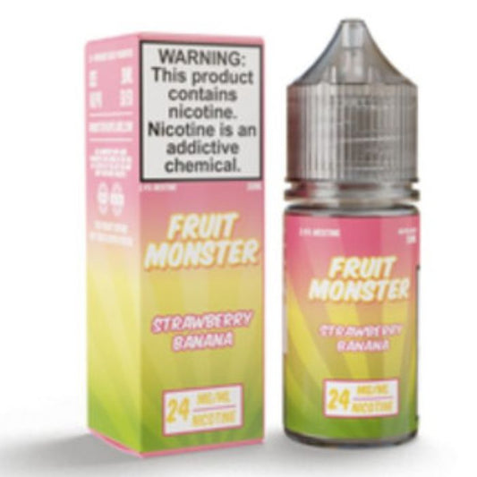 Strawberry Banana Ice Nicotine Salt by Frozen Fruit Monster