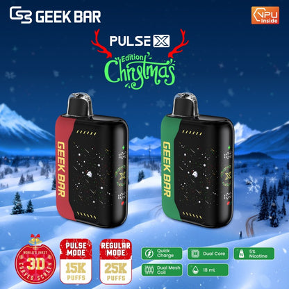 Geek Bar Pulse X 25000 Christmas Edition Vape