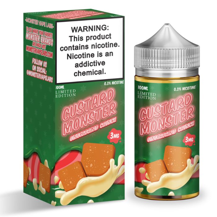 Gingerbread Crunch 3MG Custard Monster