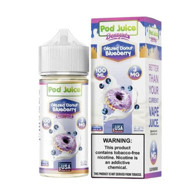 Glazed Donut Blueberry E-Liquid by Pod Juice