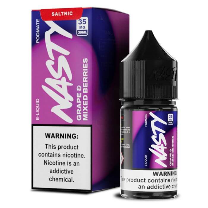 Grape Mixed Berries Nicotine Salt by Nasty Juice