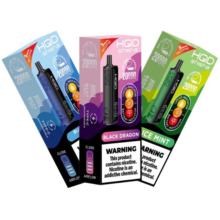 HQD Shisha 3% 20K Puff Vape