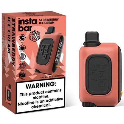 Strawberry Ice cream InstaBar WT15000 Vape