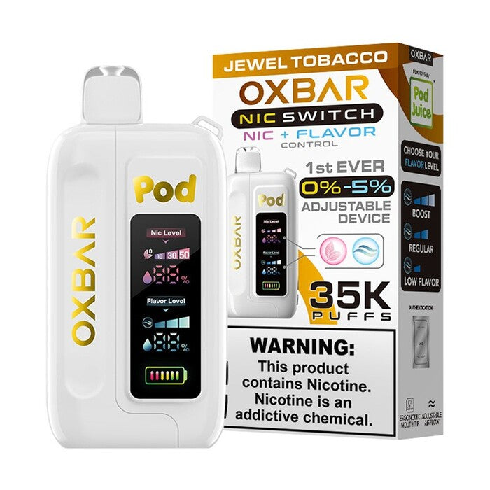 Jewel Tobacco Pod Juice X OXBAR Nic Switch 35K Flavor