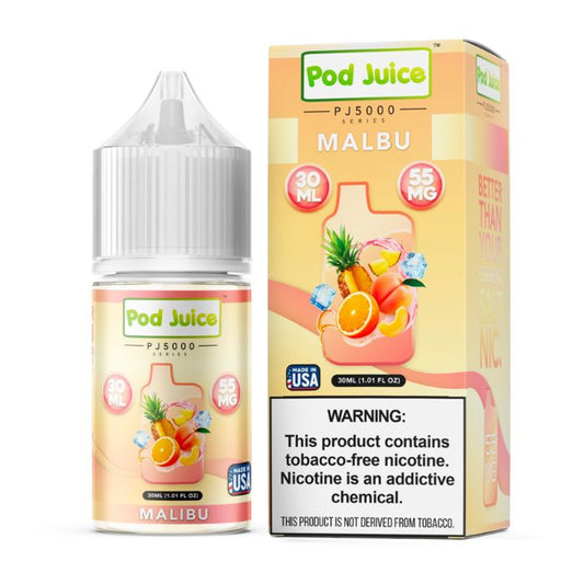 Malibu Nicotine Salt by Pod Juice PJ5000