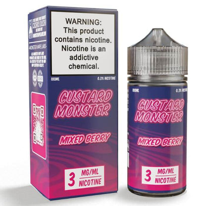 Mixed Berries E-Liquid by Custard Monster