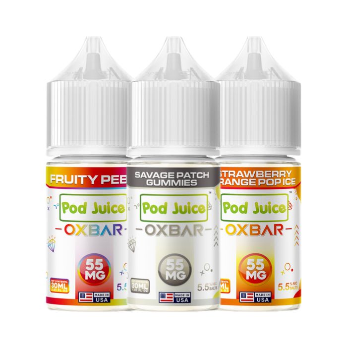 White Gummy Watermelon Nicotine Salt by Oxbar x Pod Juice