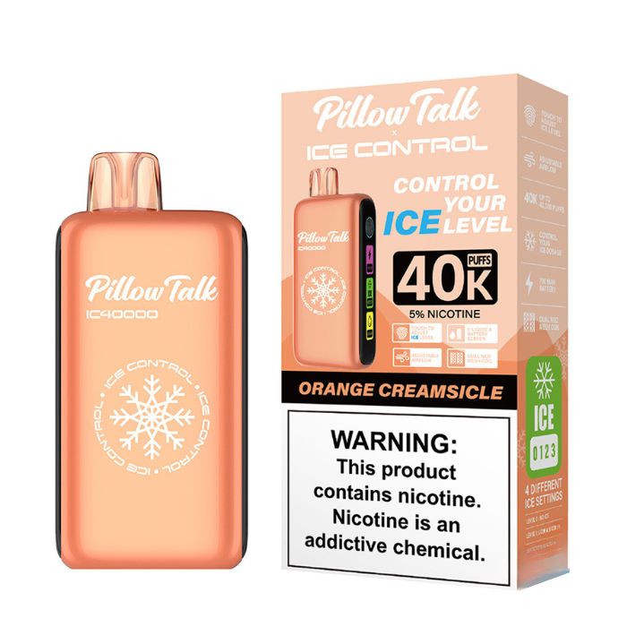 Orange Creamsicle Pillow Talk Vape Ice Control IC40000