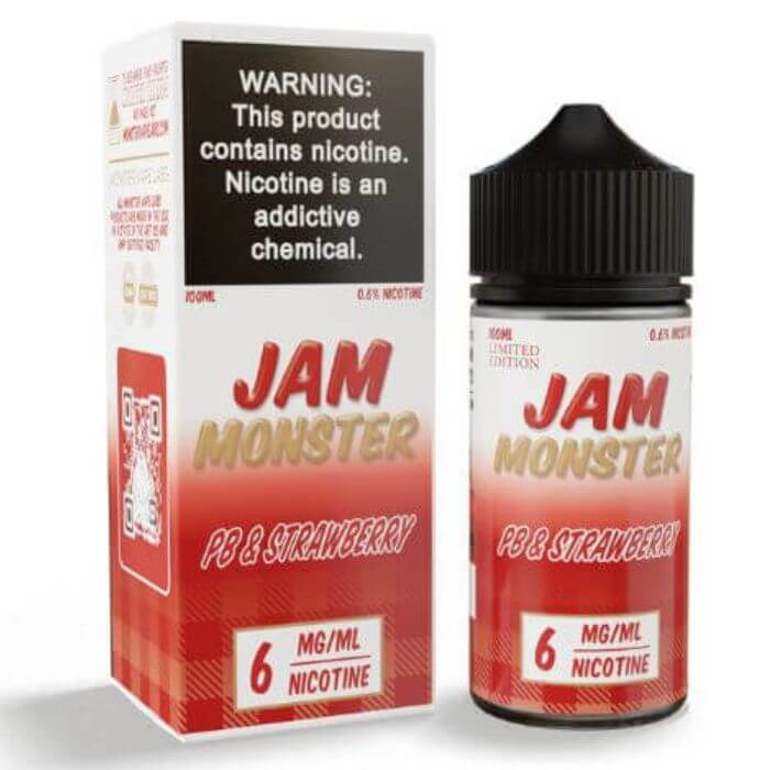 PB & Jam Monster Strawberry E-Liquid by Jam Monster