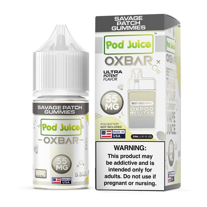 Savage Patch Gummies Nicotine Salt by Oxbar x Pod Juice