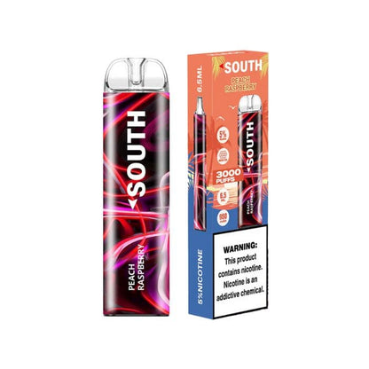 Peach Raspberry South 3000 Vape