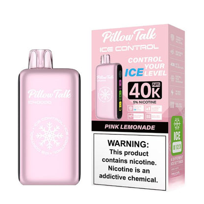 Pink Lemonade Pillow Talk Vape Ice Control IC40000