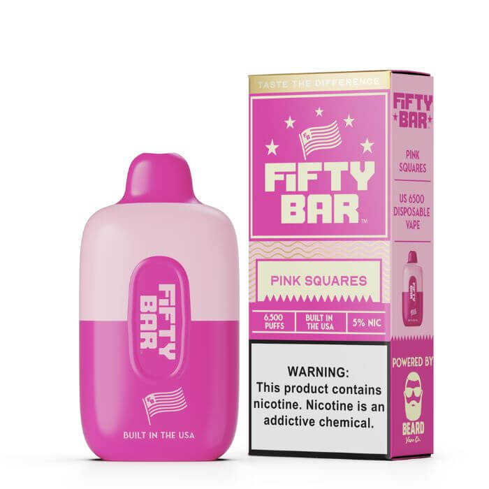 Pink Squares Fifty Bar Flavor