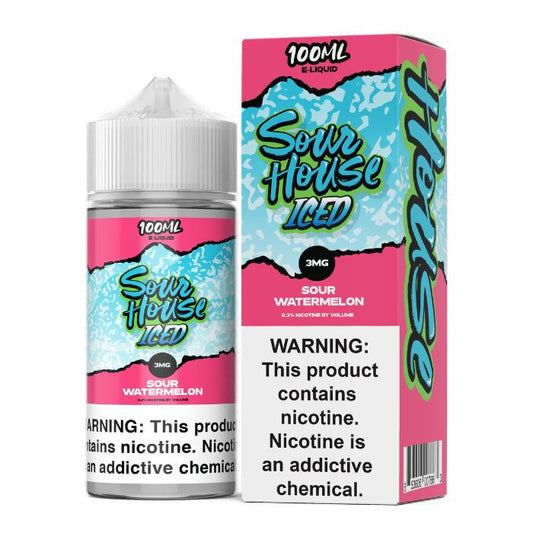 Sour Watermelon Iced E-Liquid by Sour House Iced