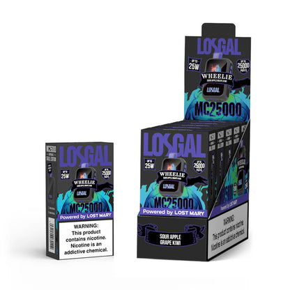 Sour Apple Grape Kiwi LOSGAL MC25000 Flavor