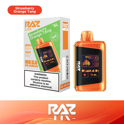 Strawberry Orange Raz Vape 25K DC25000