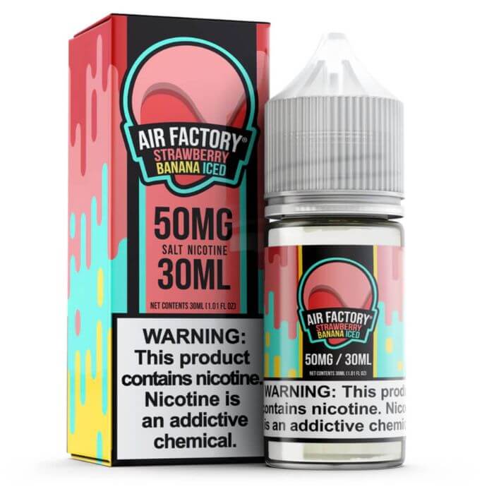 Strawberry Banana Iced Nicotine Salt by Air Factory