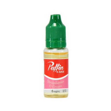 Strawberry & Cream E-Liquid by Puffin E-Juice