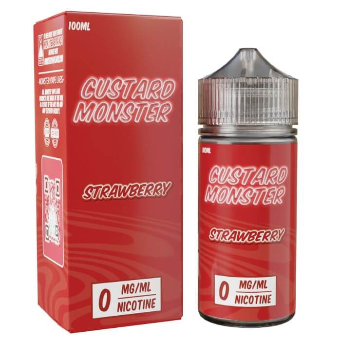 Strawberry E-Liquid by Custard Monster