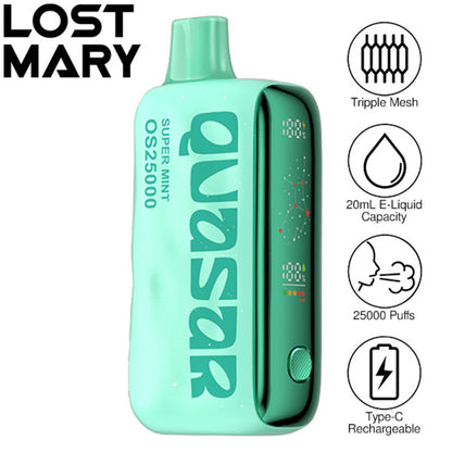 Super Mint Lost Mary Quasar OS25000 Flavor