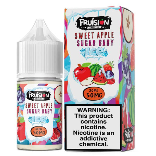 50MG Sweet Apple Sugar Baby Ice Nicotine Salt by Fruision