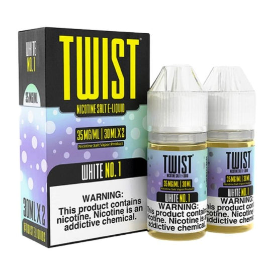 White No.1 Nicotine Salt by Twist E-Liquids