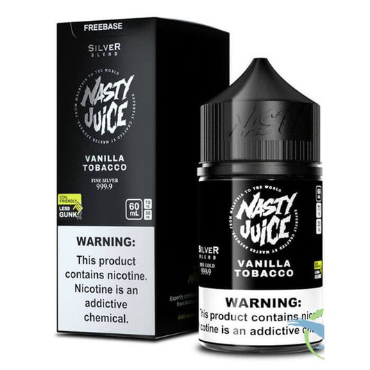 Vanilla Tobacco Silver Blend E-Liquid by Nasty Juice